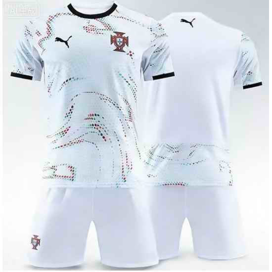 2026 FIFA World Cup Portugal Soccer White Jersey Blank